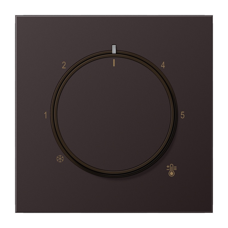 Накладка для механизма терморегулятора LS 990, цвет - алюминий темный